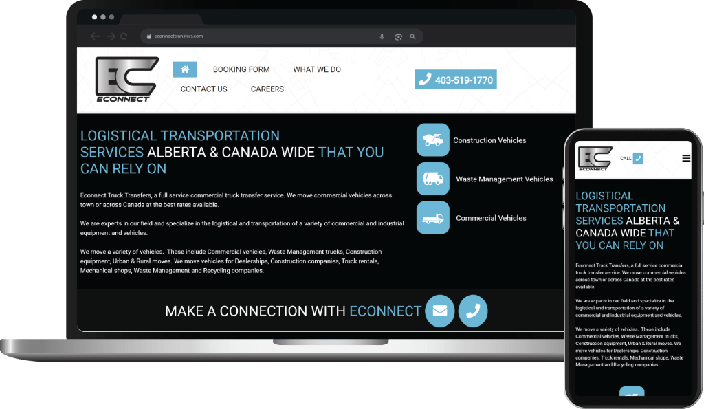 Web Design Case Study Cover Photo EConnect