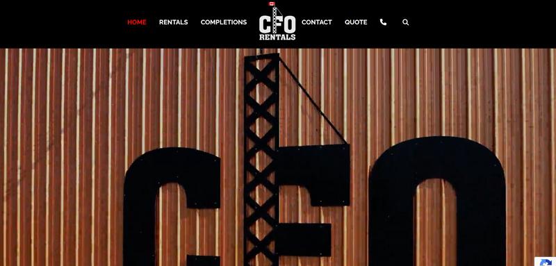 Web Design Case Study Cover Photo CFO Rentals