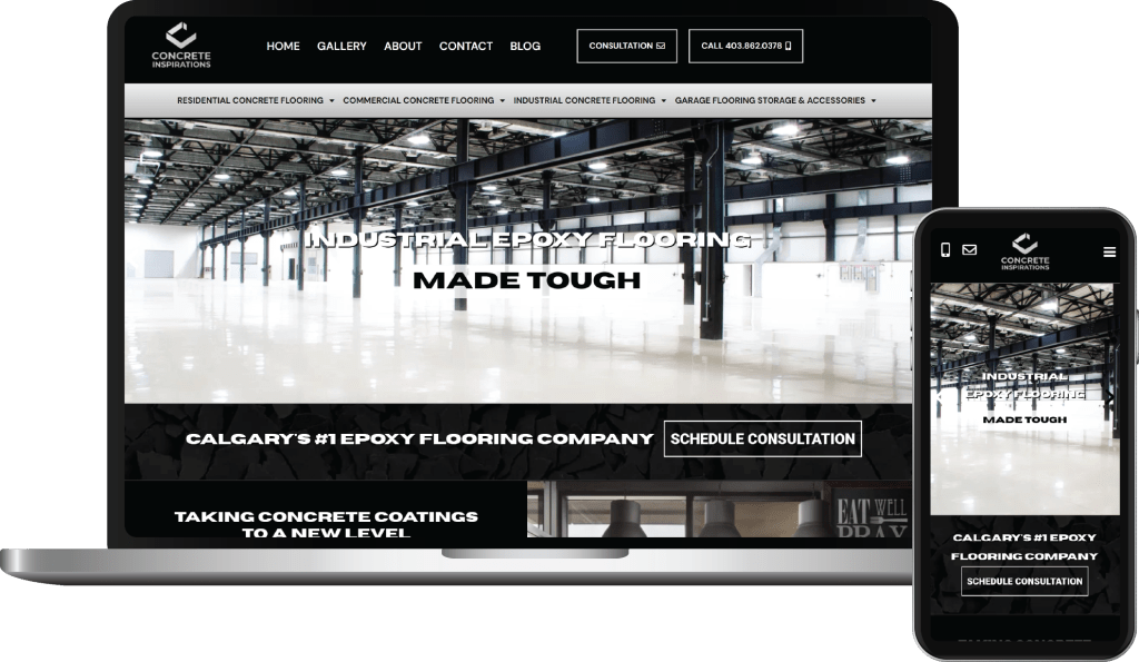 Web Design Case Study Cover Photo Concrete Inspirations