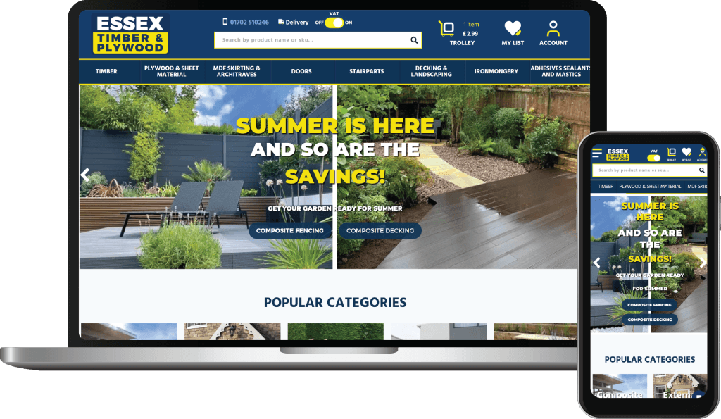 Web Design Case Study Cover Photo Essex TP